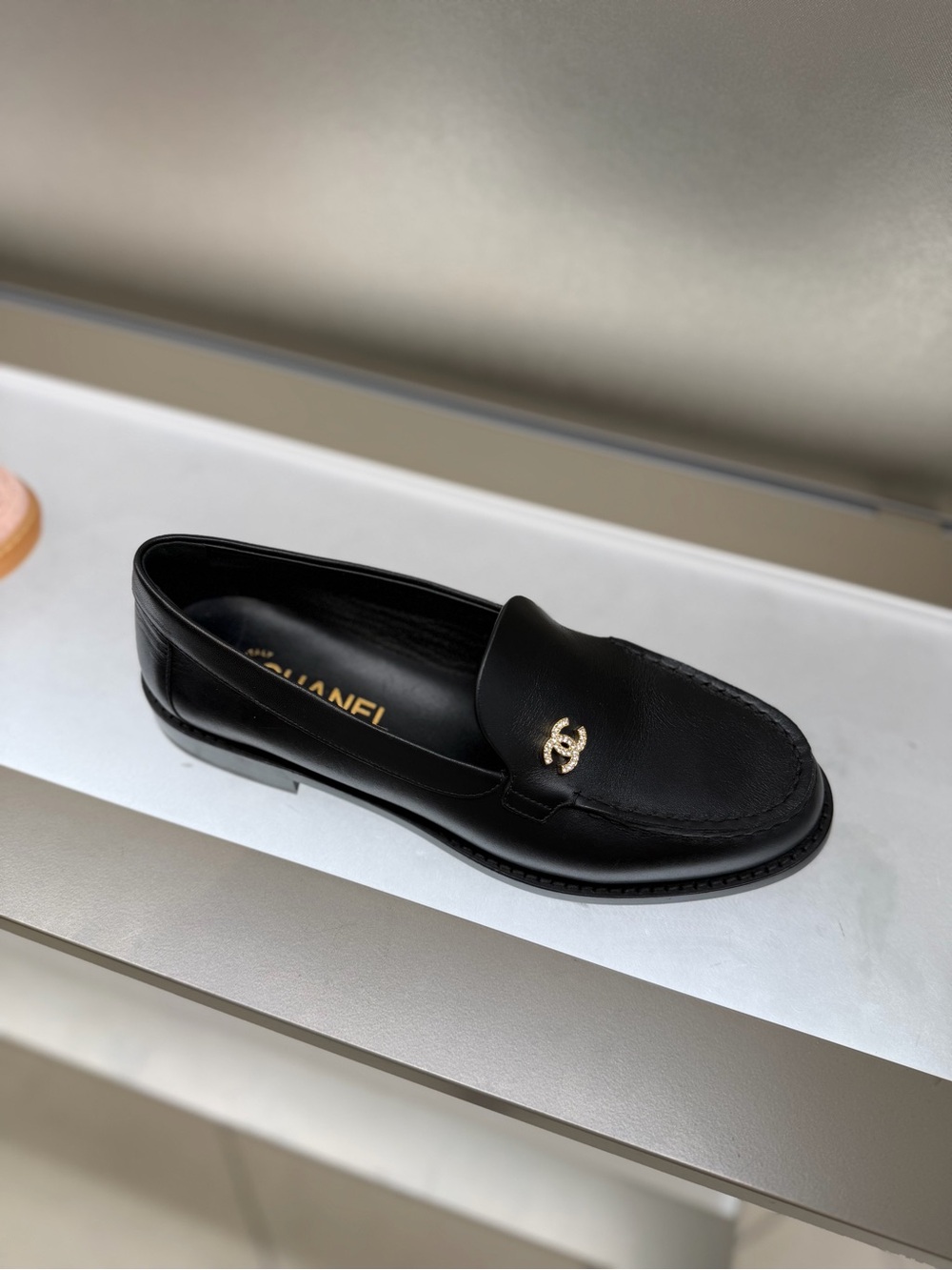 Chanel smooth leather loafer